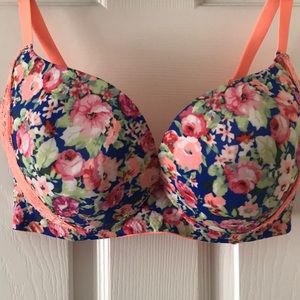 Super Cute Colorful Flower Bra